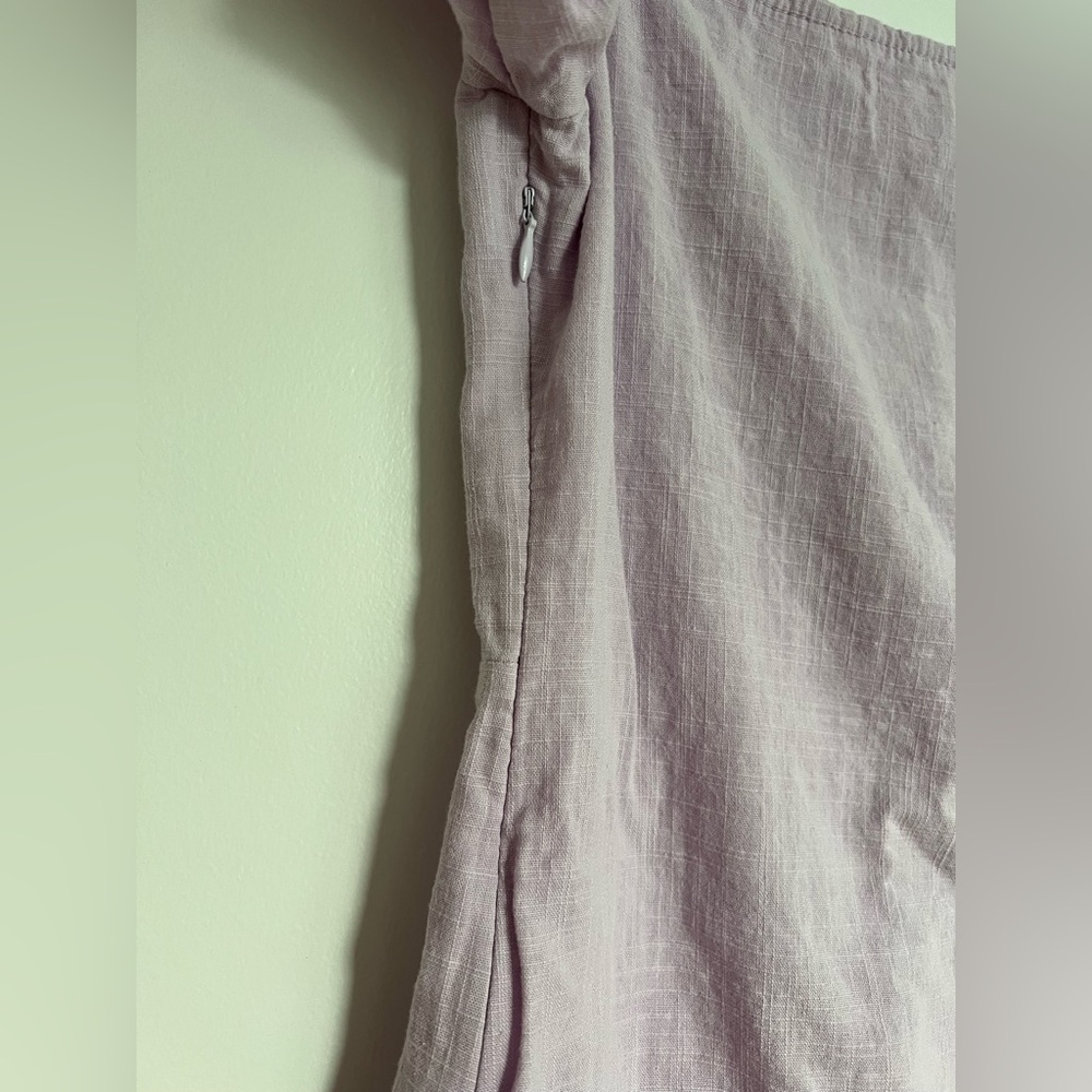 Lavender Puff Sleeve Mini Dress - Picture 8 of 10